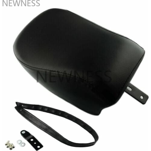 For Harley Sportster XL1200X XL1200V 48 72 2016-2019 Motorcycle Rear Passenger Pad Rear Seat Leather Pillion Cushion Black