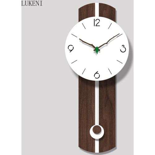 CREATIVE SIMPLE WHITE CREATIVE ACRYLIC SWING WALL CLOCK HOME DECOR WALL DECOR