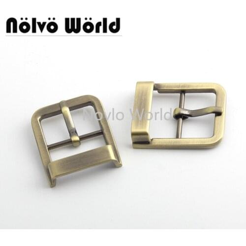Nolvo World 10-50 pieces 24mm 25mm 4 colors Brush antique brass pin buckle safety harness buckles