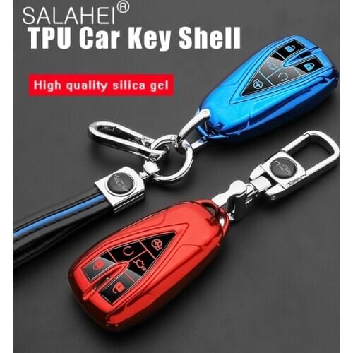 Soft TPU Nice Car Key Case Cover Shell For Changan CS35PLUS CS55PLUS CS75PLUS 2019 2020 Auto Accessories Interior Car Key Bags