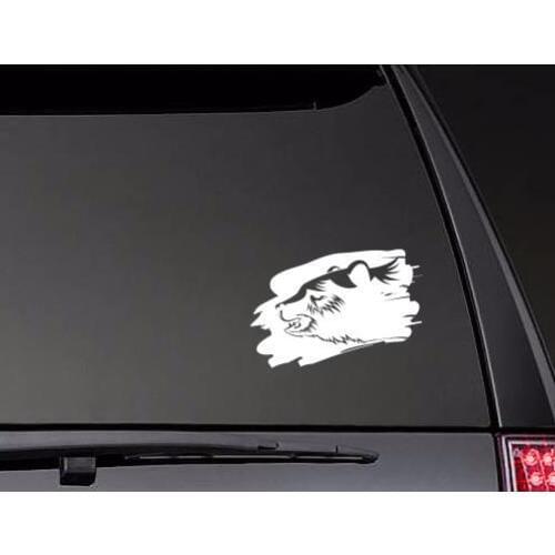Grizzly Bear Head Stickers Window Decal Vinyl Car Decals Car Styling Art Bumper Decorative ZP0508