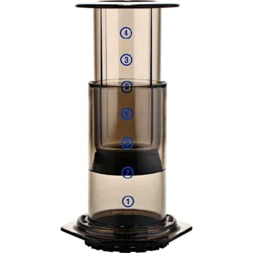 2021 New New Filter Glass Espresso Coffee Maker Portable Cafe French Press Cafe Coffee Pot For AeroPress Machine