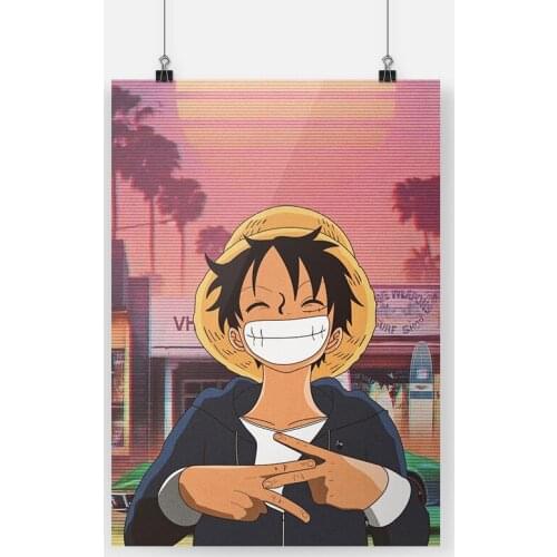 Monkey D. Luffy Anime Canvas Poster Painting Wall Art Decor Living Room Bedroom Study Home Decoration Prints