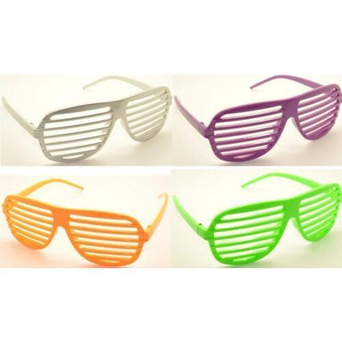 Adults children shutter shade glasses retro men women eyewear party event favors concert cheer Halloween props multi colors