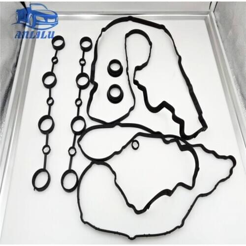 Suitable for Pors-che Cayenne 955 4.5L high quality left + right valve cover gasket kits 94810593103, 94810593205, 94810593300