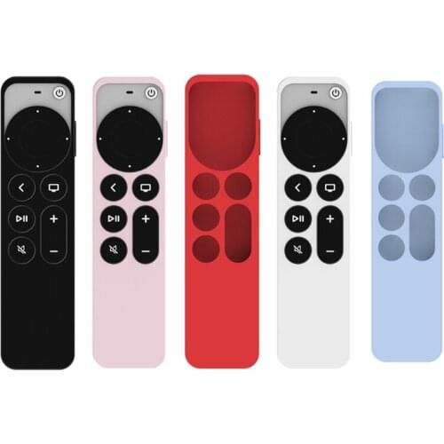 Durable Silicone Case Remote Control Shockproof Protective Cover for-Apple TV 4K 2021 6Th Remote Control Anti-abrasion