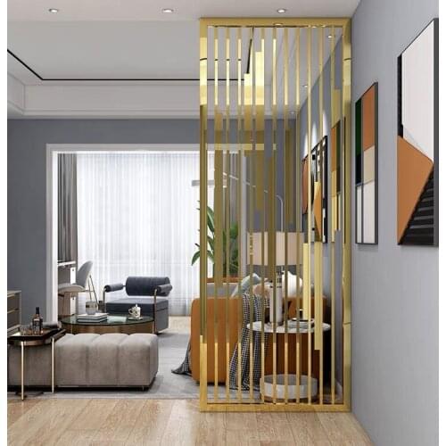 Light luxury Stainless Steel Screen Customization, Art Screen Partition, Living room Entrance Hall Decoration SUS 304