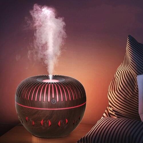 USB Aroma Essential Oil Diffuser Ultrasonic Air Home Humidifier Mini Mist Maker Aroma Diffuser 130ML 7 Color LED Light Office