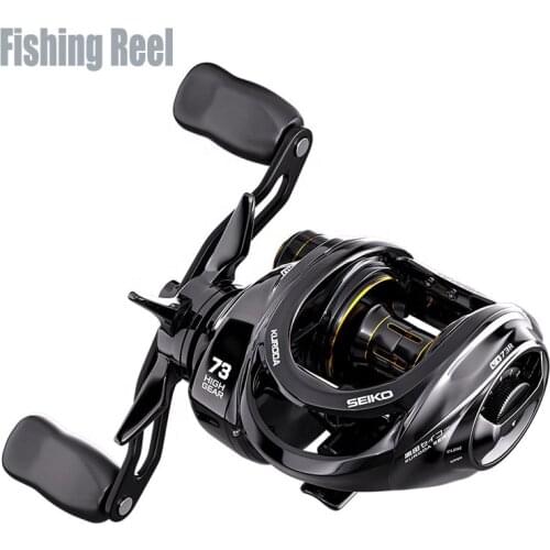 High Speed Fishing Reel 18 Bearings 10KG Gear Ratio 7.3:1 Aluminum Frame Magnetic Brake System Brake Lightweight Fishing Reel