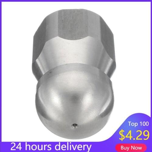 3/8 1/4F Stainless Steel Sewer Drain Cleaning Pipe Jetter Rotary Nozzle 5 Jet Pressure Sewer Cleaning