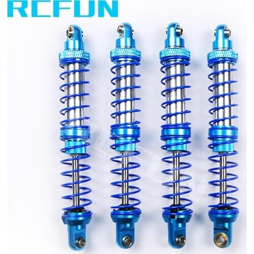 Rc 4pcs Oil Adjustable 8cm 9cm 10cm 110mm 120mm Metal Shock Absorber Damper for 1:10 RC Car Parts Truck Crawler Axial SCX10 TRX4