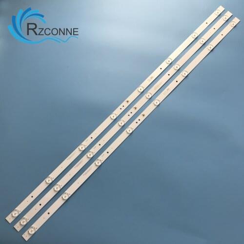 820mm LED Backlight strip 8 lamp For Sanyo 43" TV K433030T030864J-REV1.1W 43CE1230 43BS3700