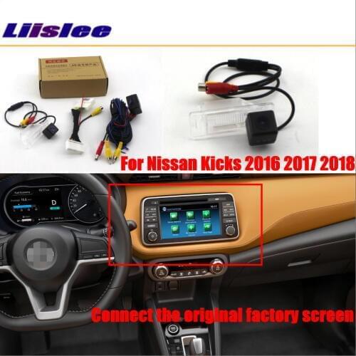 Car Rearview Reverse Camera For Nissan Kicks P15 2016 2017 2018 2019 HD CCD CAM Parking Accessories Work With Original Display
