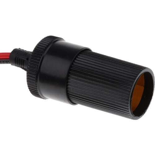 30A Car Battery Alligator Clamp Clip-on Cord Cigarette Lighter Power Cable