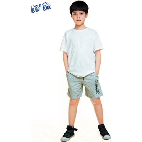 Boys T-shirts Short Sleeve White Cotton boys clothes Bias Cut Tees Kids Tops Summer Teenage Children Clothes 8 10 12 14 16 Years