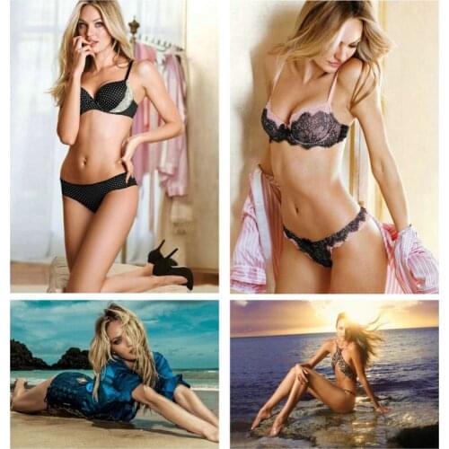 CANVAS Painting Poster Candice Susan Swanepoel Lingerie Supermodel Favorite Advertisement For Car Graffiti Mural Wall Art