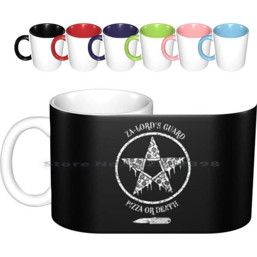 Za-Lords Guard Pizza Or Death Ceramic Mugs Coffee Cups Milk Tea Mug Harry Dresden Dresden Files Wizard Detective Dresden