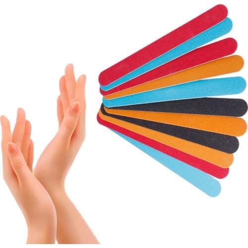 Nail Art Slim Sanding File Buffer For Salon Manicure UV Gel Polisher Tool