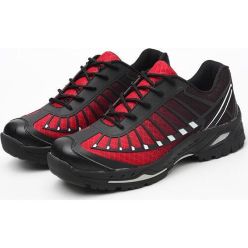 New outdoor anti-skid Puncture Proof Construction Safety Boots Steel Toe Cap Safety Shoes Men Women Breathable Mesh Work Shoes