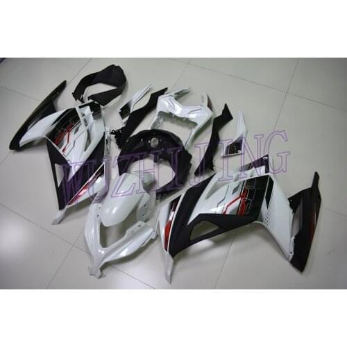 Plastic Fairings for Kawasaki Zx300r 2014 Motorcycle Fairing EX 300 Ninja 15 16 White Black Fairing Zx300r 2013 - 2017