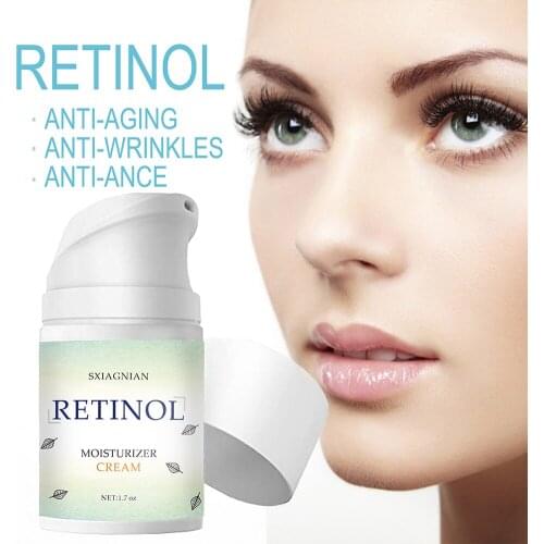 Retinol Night Day Facial Cream Moisturing Shrink Pores Anti