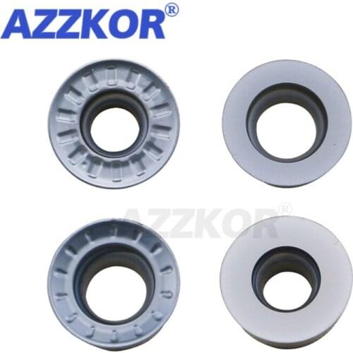 RPMT RPMW NT129 External Turning Tools Round Inserts CNC Center Lathe For Hardened Steel Material Wholesale AZZKOR Carbide Blade