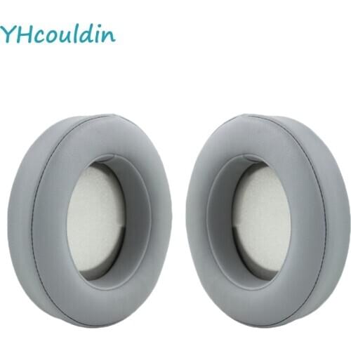 YHcouldin Grey Replacement Ear Pads for Razer Kraken Quartz Pink Wired Headphones PC Gaming Headset Protein Leather Ear Cushions