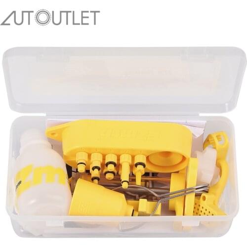 AUTOUTLET Bicycle Hydraulic Disc Brake Oil Mineral Bleed Kit for Shimano, MAGURA, TEKTRO, SRAM Bleed Syringe Bike Brake Tools