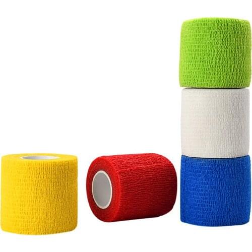 1pcsTattoo Accesories Grip Wrap Roll Elastic Bandage 5cm*4.5M Handle Tube Disposable Nonwoven Self Adherent tattoo supplies