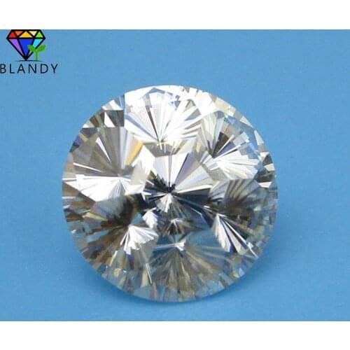 Free Shipping 6.5mm 1CT Round Special 6 Flowers Cut 9.0mm 3CTs D Color White Loose Moissanites Gem Stone For Jewelry