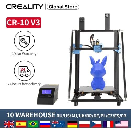 CREALITY CR-10 V3 3D Printer E3D Titan Direct Drive Extruder Resume Print Brand Power Supply