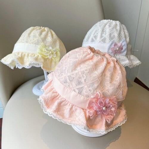 Baby Hat Summer Bucket Hat Cotton Newborn Hat Baby Girl Hats Sun Beach Caps Sun Hat