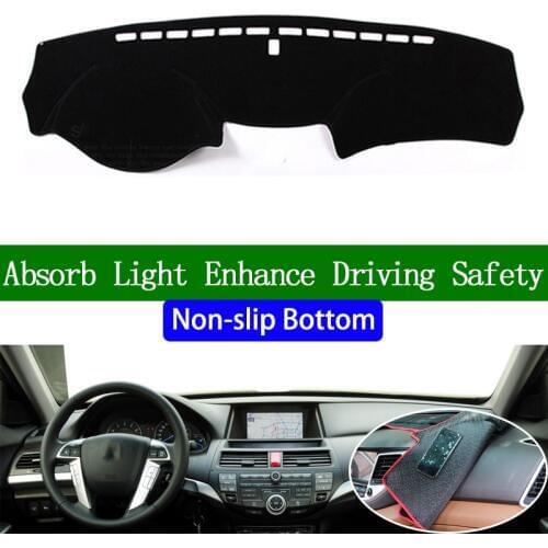 For Honda crosstour 2011 2012 2013 Non-slip Bottom Dashboard Cover Car Decals Car Stickers Interior Car Accessories