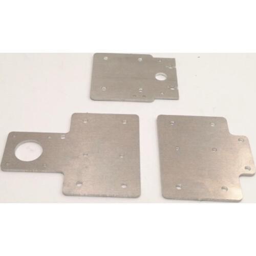 Funssor FLSUN Prusa aluminum X carriage and X stepper motor mount /idler plate for upgrade FLSUN Prusa i3 3D printer parts