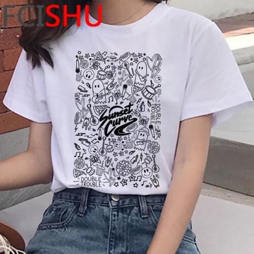 Julie and the phantoms t shirt clothes female streetwear print harajuku clothes summer top white t shirt ulzzang