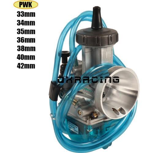 Motorcycle PKW 33 34 35 36 38 40 42mm Carburetor For 2T 4T Engine Motorcycle Moto Motor Bike Scooter UTV ATV Universal