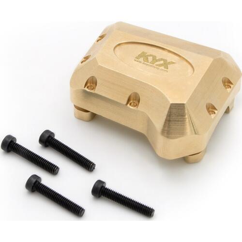 KYX Racing CNC Machined Brass Diff Cover for 1/10 RC Crawler Car TRaxxas TRX-4 TRX4