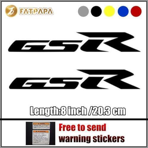 Motorcycle bike Fuel tank Wheels Fairing notebook Luggage helmet MOTO Sticker decals For SUZUKI GSR 400 600 750