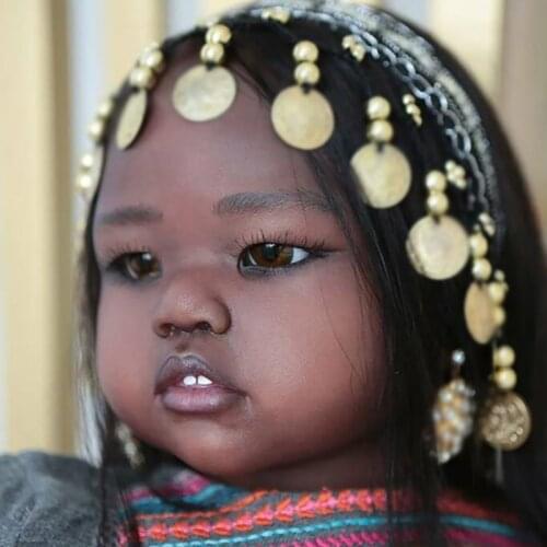 DIY Reborn Toddler Princess Amaya Soft Vinyl Unpainted Doll Parts