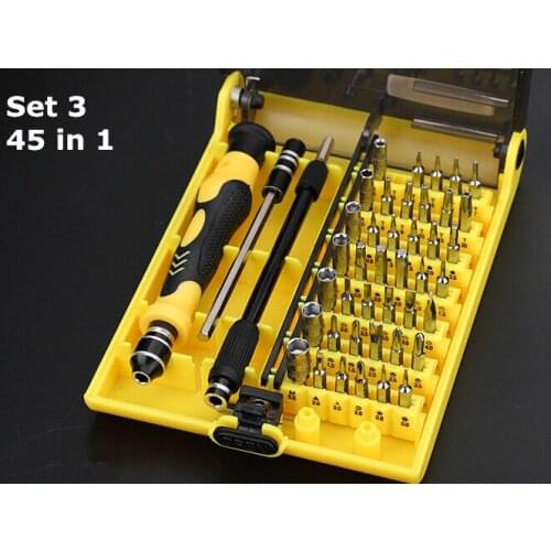 45 in 1 screwdriver set torx screw Driver Tool kit professional torx tools for watch Phones PC Electronic Maintenance repair
