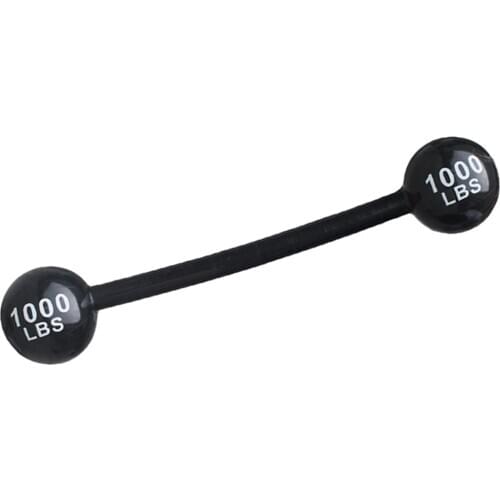PVC Inflatable Barbell Kids Fitness Exercise Dumbbell Strongman Costume Activity