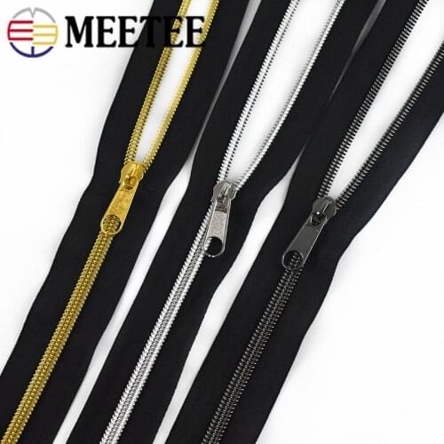 50pcs Zipper Slider For No5 Nylon Zippers Bag Clothes Zips Head Pulls Repair Kits DIY Bag Sewing Accessories
