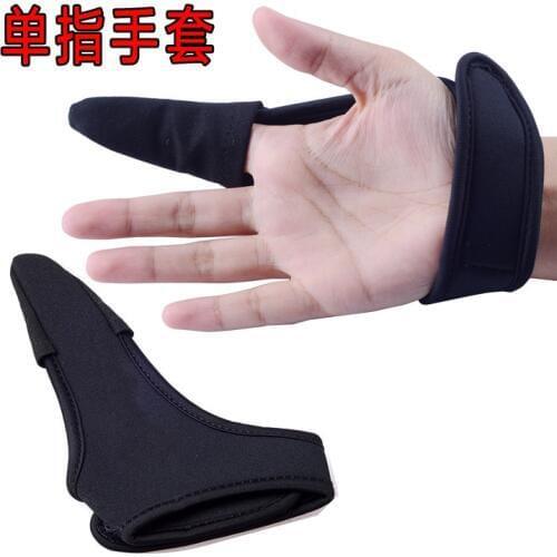 2pcs fishing Single finger gloves Outdoor hiking camping trip single finger non-slip sunscreen breathable quick-dry lure gloves