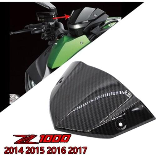 For Kawasaki Z1000 2014 2015 2016 2017 Motorcycle Parts ABS Injection Front Sun Visor Windshield Windshield Instrument Cover