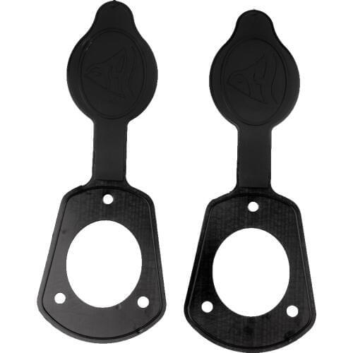 Durable 2 Pieces Small Cap & Gaskets for Flush Mount Rod Holders Marine Fishing Kayak Canoe Boat Yatch Dinghy Accessories