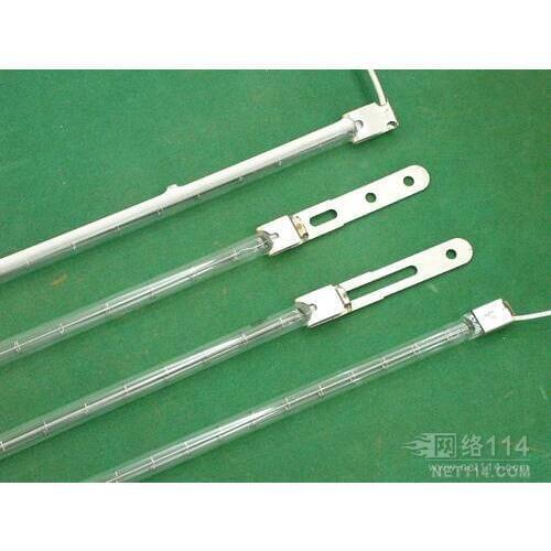 Clear Infrared Quartz emitter for Oven paint 800w