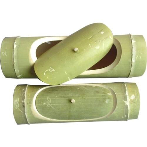 Handmade Natural Bamboo Steamed Rice Barrels Green Steaming Cup Soup Bowl Healthy Life Steaming with Lid