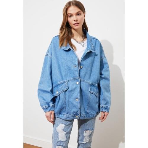 Женские куртки оверсайз Trendyol China At AliExpress