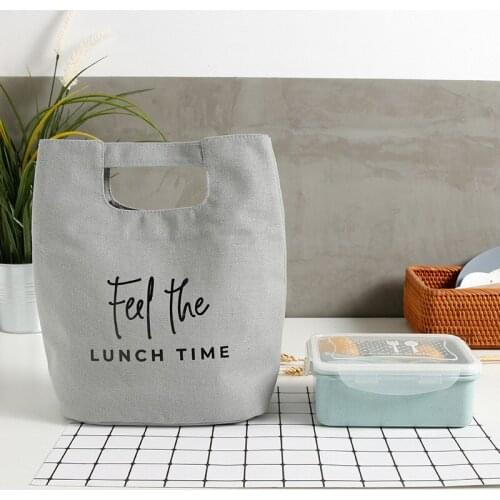 Thickened Freshness Insulation Bag, Home Picnic Food Storage Bag,Waterproof Canvas Portable Lunch Bag