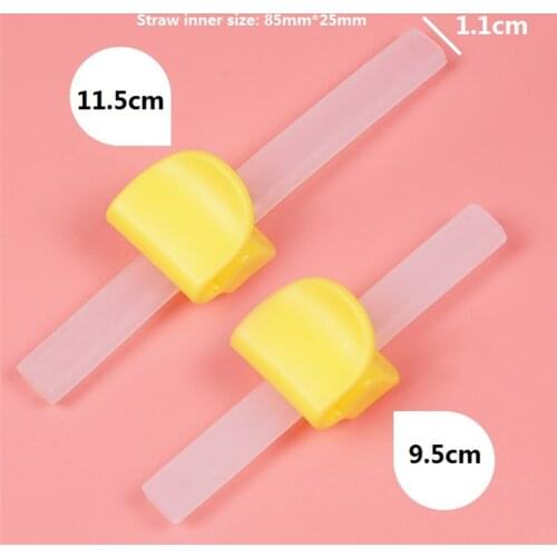 High Quality Multifuctional Food Grade Silicone Drinking Straw Clip Pipette